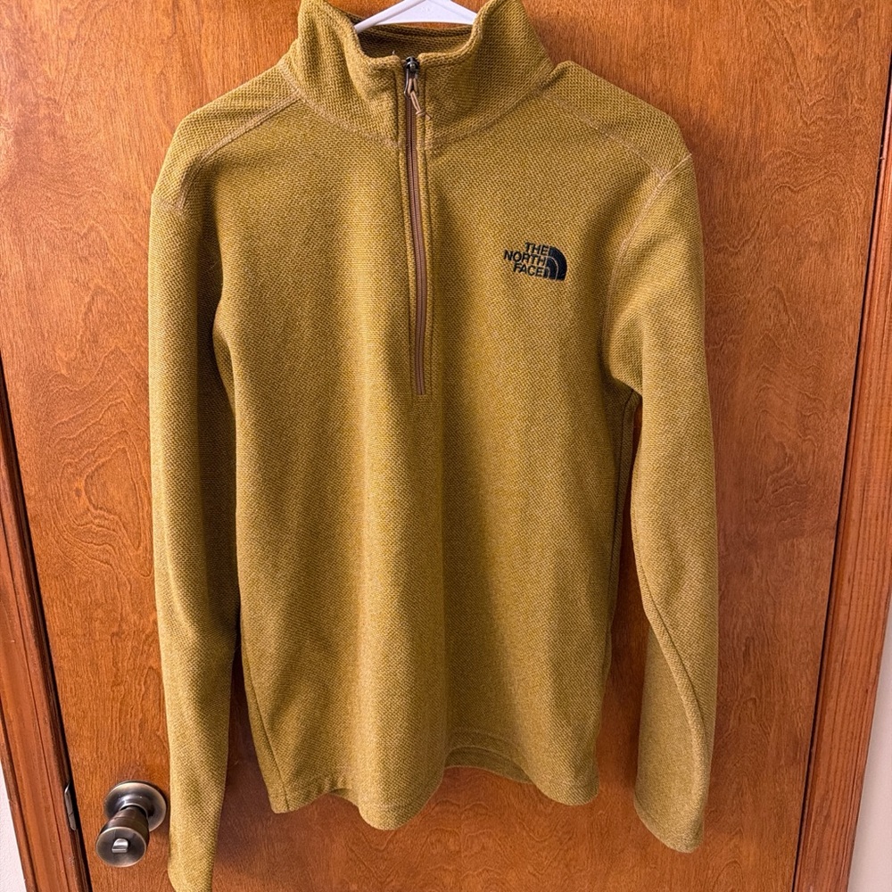 The North Face Men's Mustard Zip-Up Sweater